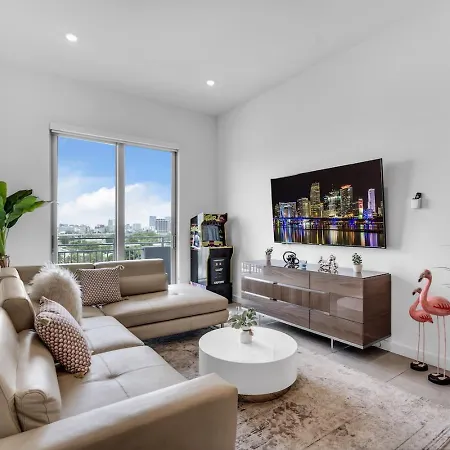 Apartamento Urban Escape 3 Bed Unit Near Brickell And Wynwood